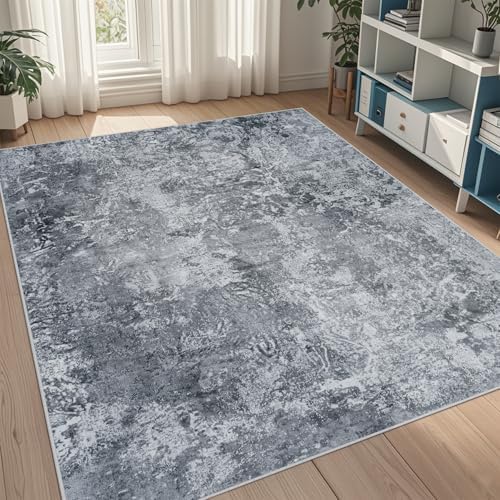 Aelenmu 5x7 Area Rugs for Living Room Washable Bedroom Dining Room Black by Aelenmu