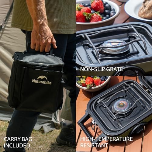 Naturehike 2 Burner Folding Camping Stove Propane Gas - Image 2