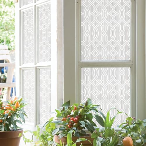 Artscape Classico | Decorative Privacy Window Film with Textured Glass Pattern | Non-Adhesive & UV Protection | Easy to Apply & Removable | 24 x 36 Inches | Made in USA by Unknown