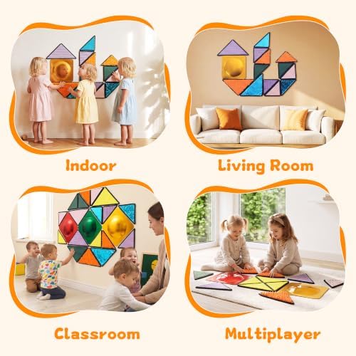 ROYALAY Colorful Sensory Mirror for Kids, Sensory Room Must Haves - Image 5