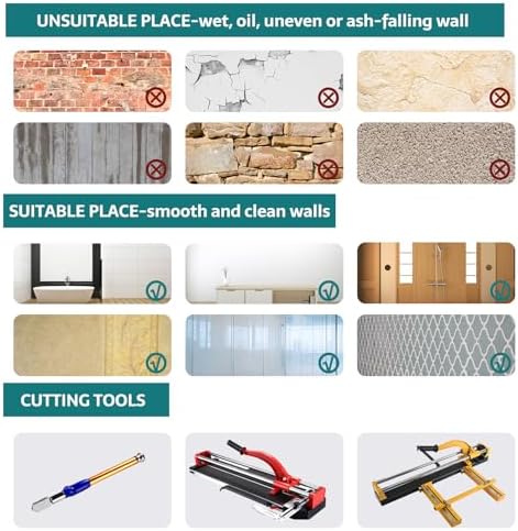 Peel and Stick Mirror Tiles, 3x6 Inch Beveled Mirror Subway Tile for Kitchen Backsplash Bathroom Wall 40 Pcs - Image 7