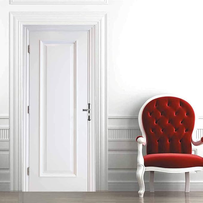 Door Stickers Peel and Stick Murals - Wall Covers Decorative Decal Stripes | 30.3"W x 78.7"H, 3D Stripes Wallpaper，Waterproof Removable Opaque Vinyl Self Adhesive Fake Door Decor for Home Office - Image 8