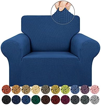 KEKUOU Stretch Chair Sofa Slipcover, Single Couch Cover,Classic Blue by KEKUOU