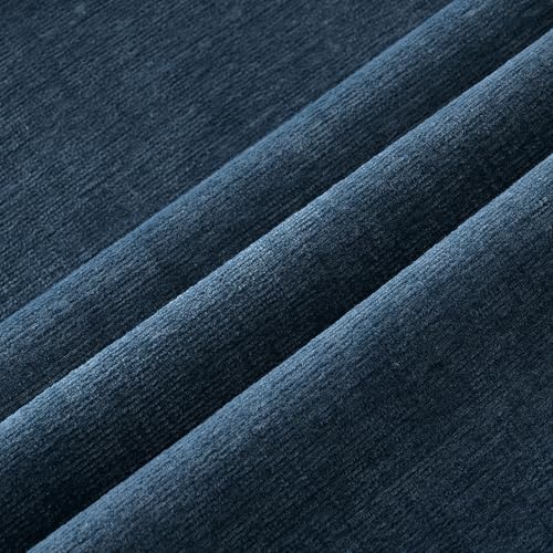 MIULEE Dark Blue Chenille Couch Throw Pillow Covers, 18x18 - Image 2