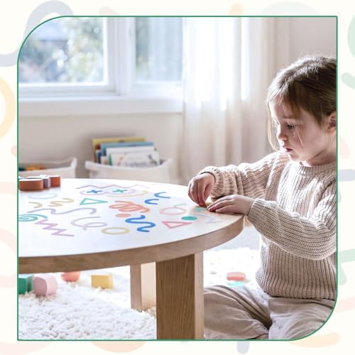 AOWDIAO 200 Pcs Geometric Wall Decals - Peel and Stick, Waterproof Vinly Colorful Wall Stickers for Kids Room, Playroom and Nursery - Image 5
