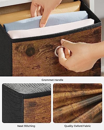 SONGMICS Storage Cubes, Set of 6, 13-Inch Foldable Closet Organizers - Image 6
