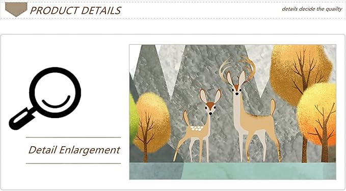Mountain Decals for Walls Decals Peel and Stick Nature Arch Wall Decal Geometric Wall Stickers Forest Wall Mural or Living Room - Image 5