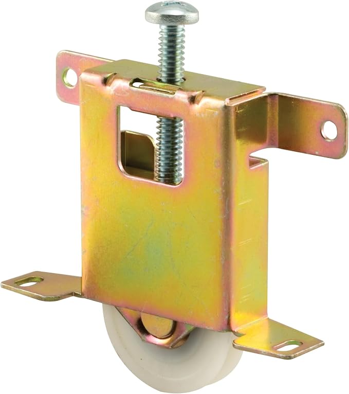 Prime-Line N 6861 Mirror Door Roller Assembly, 1-1/2 In., Steel Housing and Ball Bearings, Concave Plastic Wheel (Single Pack) by Prime-Line