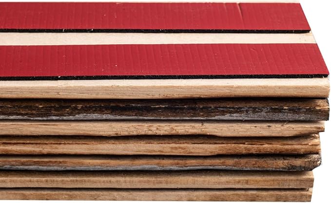 Peel & Stick Wood Wall Panels - Real Solid Planks, Rustic Reclaimed Barn Wood, Brown & Gray Combinations - 3 sq. ft - Image 4