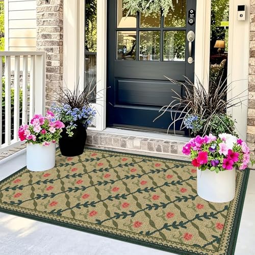 3x5 Entryway Rug, Small Washable Indoor Outdoor Mats for Front Door - Image 3
