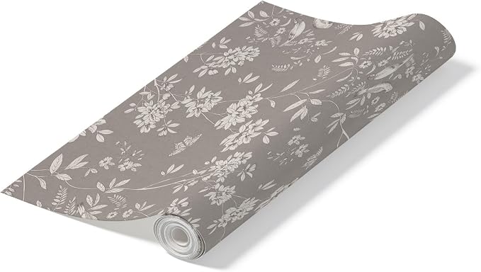 Peel and Stick Wallpaper Roll, Nestled in Nature Design | 17.5 x 216 in roll; Covers 26.25 sq ft; Vinyl peel & stick; No paste needed; Great for walls, shelves & cabinets. - Image 4