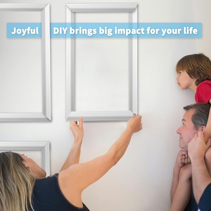 Art3d Pre-Cut Wall Molding Set, Ready-to-Assemble Panels, 3 Top 3 Bottom | Ready-to-Assemble Wainscoting Panel, High-Impact, Precision Pre-Cut, DIY-Friendly, Ideal for Indoor Wall Decor, Accent Walls - Image 7