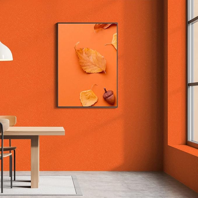 Orange Peel and Stick Self Adhesive Wallpaper Countertop Contact Paper | Removable Embossed Silk Waterproof Bathroom Wallpaper 15.7" X 393.7" Kitchen Vinyl Wrap for Cabinet Shelf Liner Paper - Image 2