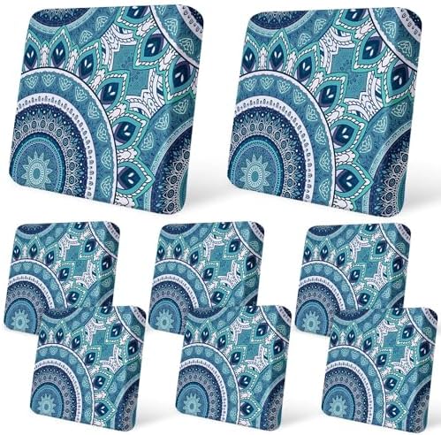 8Pcs Patio Cushion Covers Stretch Outdoor Furniture Protector Slipcovers by pickyNproud