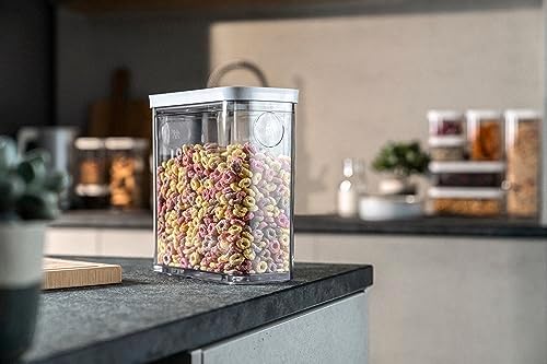 ZWILLING FRESH & SAVE CUBE Box, size 3M, modular & stackable container, airtight & vacuumable storage, dishwasher friendly, transparent - Image 4