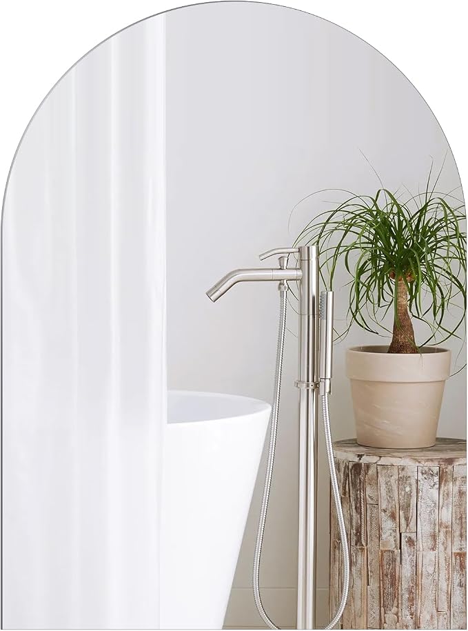 16 x 12 Arched Wall Mirror for Bathroom, Arch Mirror Wall Decor by DARENYI