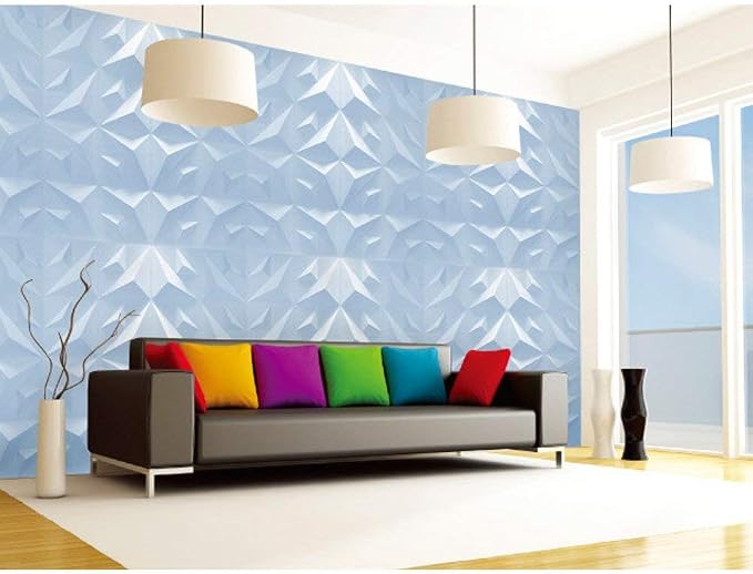 Art3d Decorative 3D Panels Textured Wall Design Board, White, 12 Tiles 32 Sq Ft - Image 4