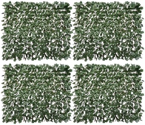 Expandable Fence Privacy Screen for Balcony Patio Outdoor,Decorative Faux Ivy Fencing Panel,Artificial Hedges (Single Sided Leaves)…… by Unknown