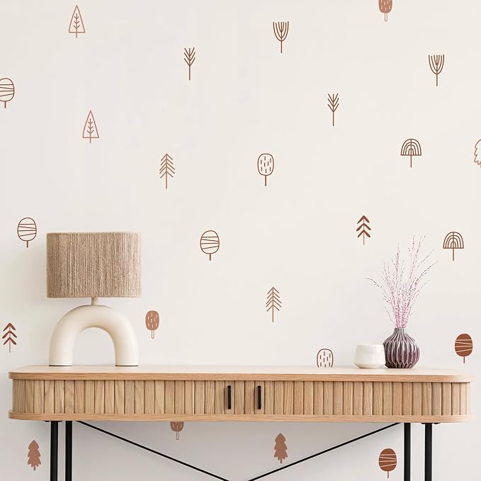 Boho Wall Stickers Girls Bedroom Removable Wall Decals Nursery Kids Room Decor Vinyl Murals DIY Cute Decorations 6 Sheets - Image 4