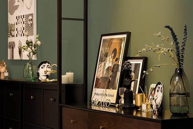 Dimoon 590''x17.7'' Green Peel and Stick Wallpaper Contact Paper Modern Self Adhesive Wall Paper Removable Renter Friendly Textured Solid Color Shelf Cabinet Vinyl Roll (590''x17.7'',Leaf Green) - Image 8