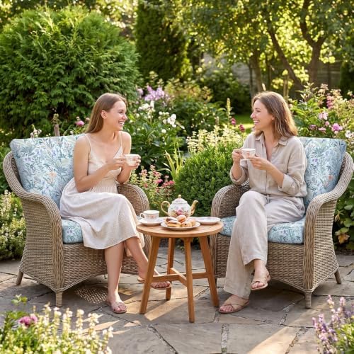 4Pcs Patio Cushion Covers Stretch Outdoor Furniture Protector Slipcovers - Image 2
