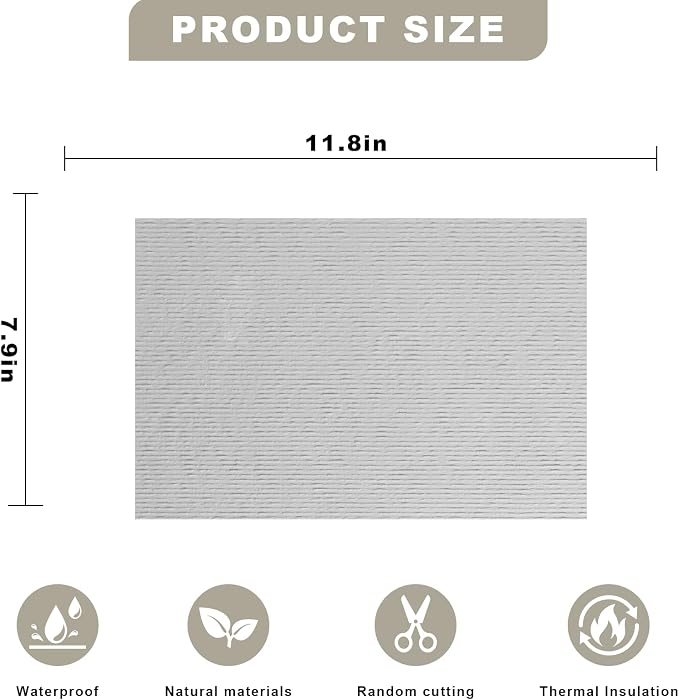 3D Wall Panels - Sample 7.9"x11.8" Faux Stone Peel and Stick Wall Covering - MCM Modified Clay Material for Home Art, Accent Brick, Modern Exterior/Interior Decoration - Image 2