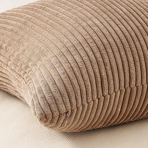 Topfinel Fall Home Decor Rust OliveGreen Throw Pillow Covers 22x22 Inch Set of 4 Boho Farmhouse Cushion Covers Soft Corduroy for Couch Bed Sofa Living Room - Image 6