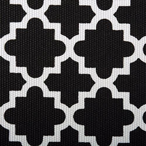 DII Hard Sided Collapsible Fabric Storage Container for Nursery, Offices, & Home Organization, (13x13x13) - Lattice Black (Pack of 6) - Image 2