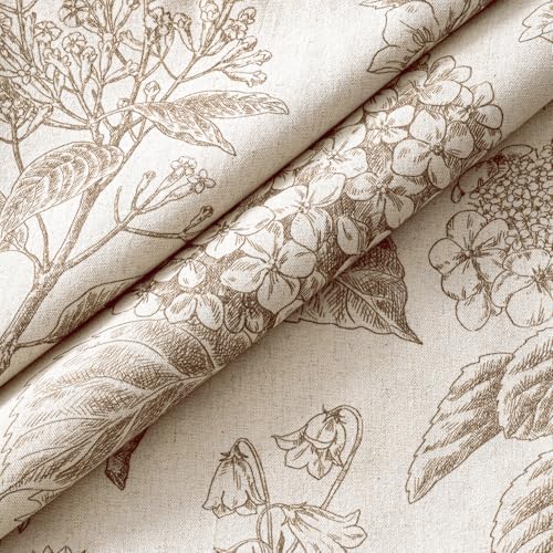 Set of 2 Decorative Floral Pillow Covers 18x18 Inch Light Brown - Image 2