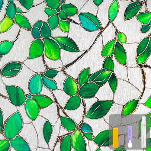 Frosted Privacy Window Film Static Cling Decorative Glass Film45.2x78.7in by Countewolwindowfilm