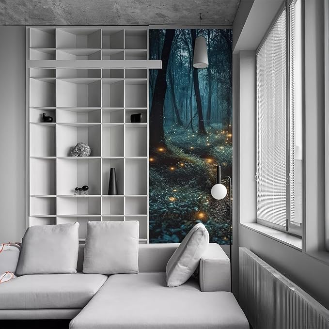 REDAMANCY Peel and Stick 3D Mural Decals Vinyl, Modern Door Wallpaper, Self-Adhesive, Waterproof, Removable - Image 6