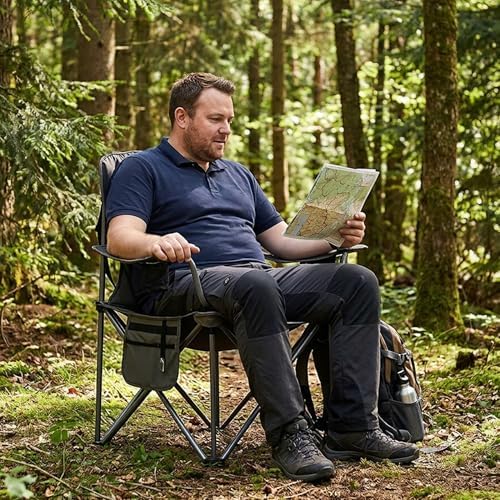 OUTSIDER Oversized Folding Camping Chair with Cooler - Image 2