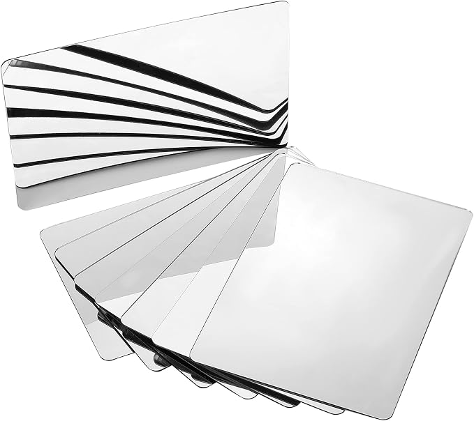 Marsui 64 Pcs Plastic Mirror Tiles 4x6 Inch Shatter Proof Craft Mirrors - Image 4