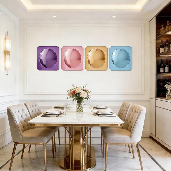 Sensory Bubble Wall Mirror, Interactive Shatterproof Acrylic Bubble Mirror, Wall-Mounted Sensory Space Calming Decor for Therapy & Wellness Areas - Dual Visual & Tactile Stimulation (9, Multicolor) - Image 6