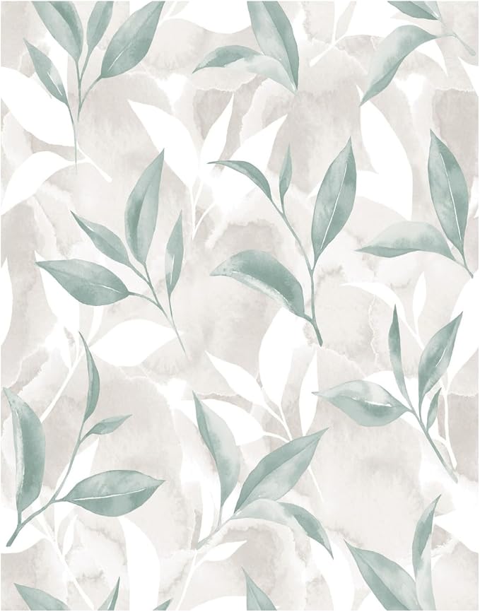 Peel and Stick Wallpaper Roll, It's Grow Time Design | 17.5 x 216 in roll; Covers 26.25 sq ft; Vinyl peel & stick; No paste needed; Great for walls, shelves & cabinets. by WallWear