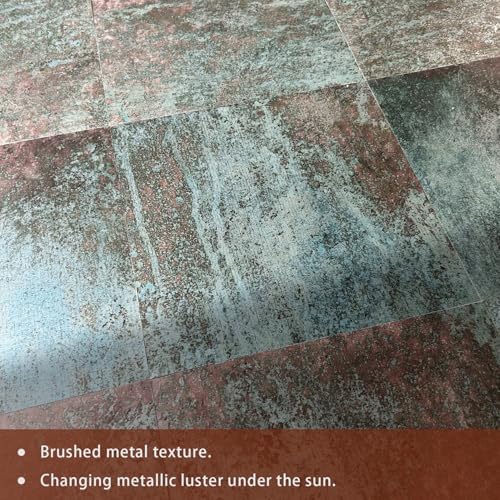 LiveInUrban Flat Metal Wall Panels Rustic Finish for Kitchen- Bronze - Image 3