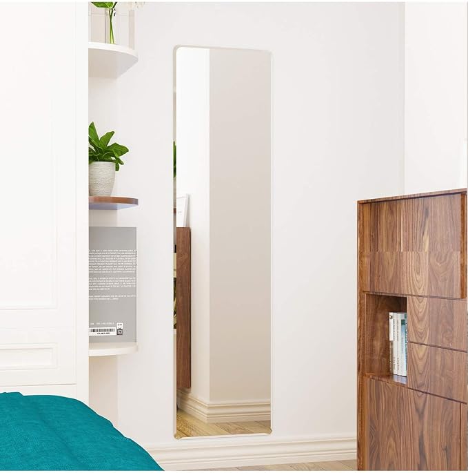 Frameless Door Mirrors Wall Mirror Full Length Body Mirror for Wall Mounted Bedroom Closet Wardrobe Long Size Mirror - Image 2
