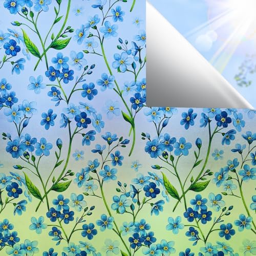 SOMWISE Window Privacy Film Day & Night,Heat Blocking Anti-UV Energy Saving by somwise