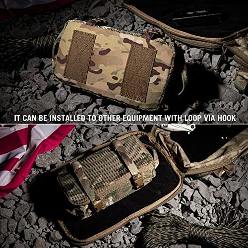 PETAC GEAR 3 PCS Tactical Modular Packing Cubes, Large Capacity Mesh Storage Bag,Outdoor Travel Organize Storage Pouches Bags. - Image 6