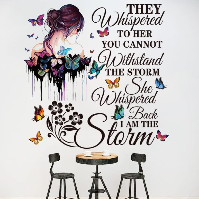 Vinyl Wall Decals Inspirational Quotes Wall Decals Peel and Stick Vinyl Motivational Wall Stickers Positive Lettering Wall Sticker for Living Room Bedroom by Flenlow