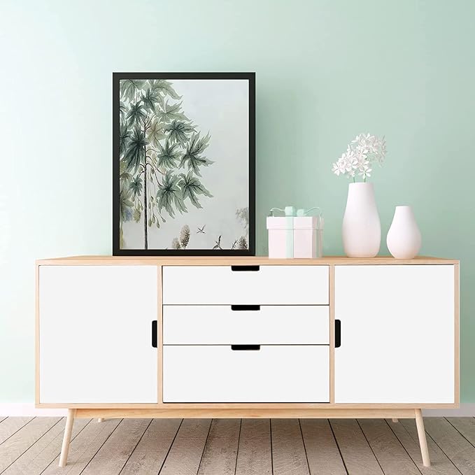 White Contact Paper 15.7'' x 984.2'' White Peel and Stick Wallpaper | Removable Self-Adhesive Thicken Wall Paper for Bedroom Walls, Desks, Tables, Countertops - Image 4