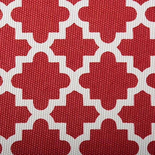 DII Hard Sided Collapsible Fabric Storage Container for Nursery, Offices, & Home Organization, (13x13x13) - Lattice Rust - Image 2