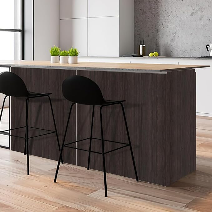 Arthome 33" x120" Peel and Stick Wood Contact Paper Self-Adhesive Brown Walnut Wallpaper,Decorative Vinyl Film for Countertop,Cabinets,Shelf,Drawer Liner,Easy to Clean Removable Wall Covering - Image 5