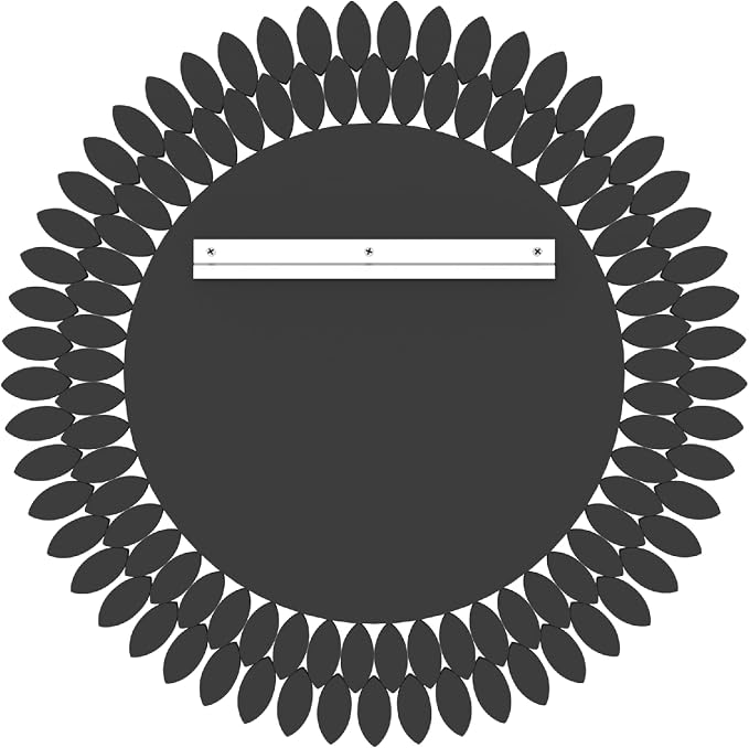 Kelly Miller 26" Jeweled Luxury Round Decorative Wall Mirror - Image 6