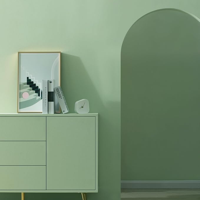 Sage Green Peel and Stick Wallpaper Solid Sage Green Contact Paper A Set of 23.6"x236" Matte Self Adhesive Waterproof Vinyl Roll for Wall Coverings,Cabinets,Countertops,Bedroom,Kitchen - Image 5