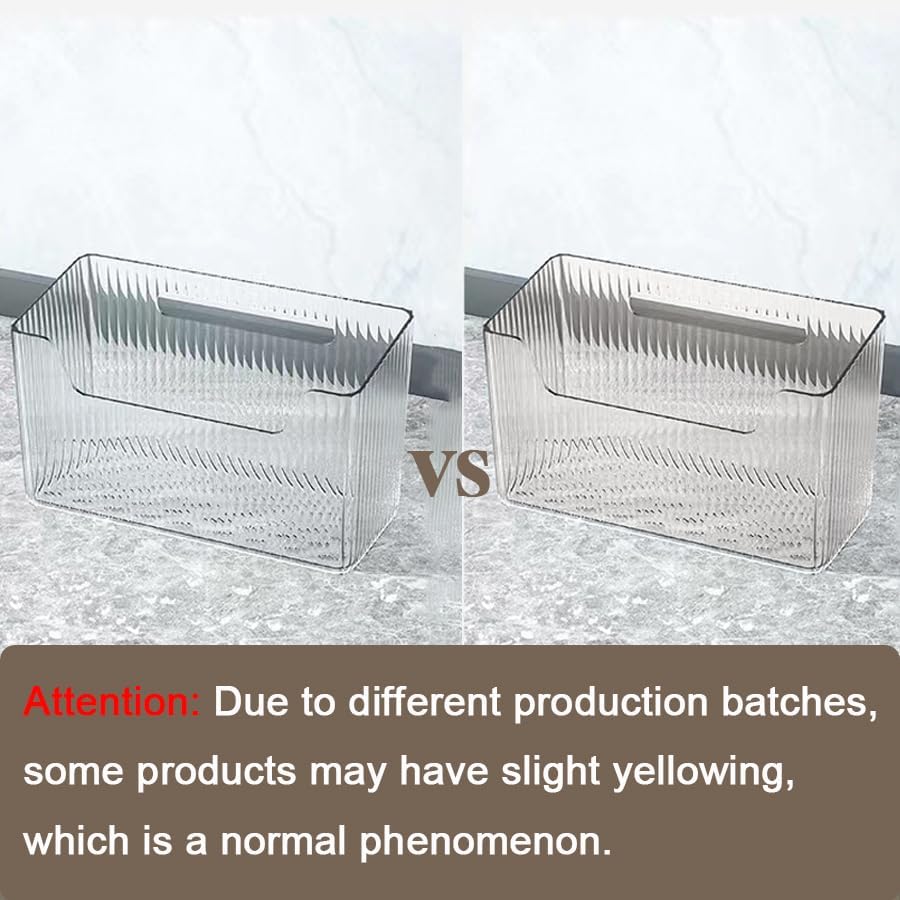 Acrylic Wall Mounted Storage Rack, 2 Pcs Storage Box Shower Basket - Image 5