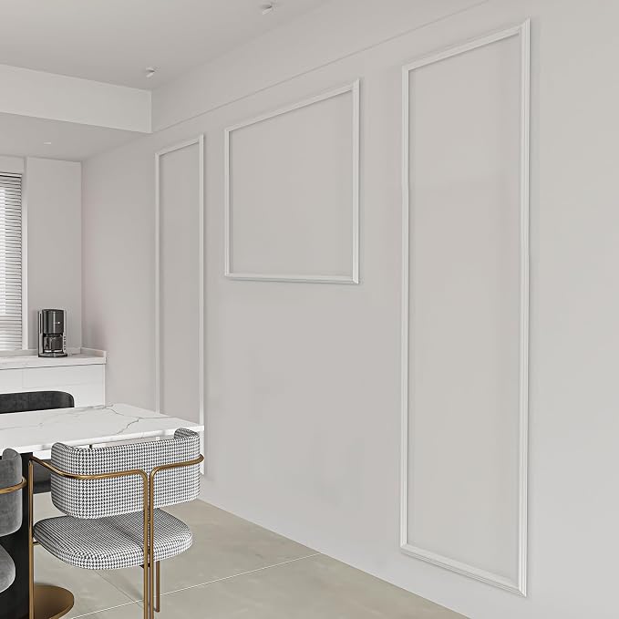 Art3dwallpanels Peel and Stick Wall Molding 3 Pcs Wainscoting Decor Kit | Ready to Assemble, Wainscoting Accent Panels, Interior Wall Decor Living Room Bedroom, Installed with Glue - Image 7