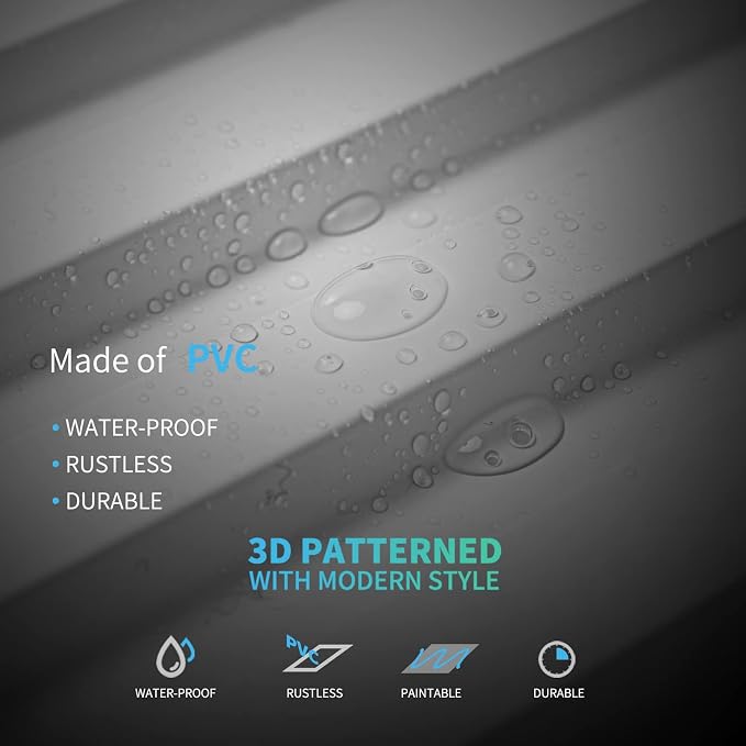 Art3d 3D Fluted Textured Slat Wall Panels, 19.7 x 19.7 in, 12-Pack, White | PVC, Waterproof, Scratch Proof, Wipeable, Break-Proof, Ideal for Home, Office and Commercial Spaces - Image 4