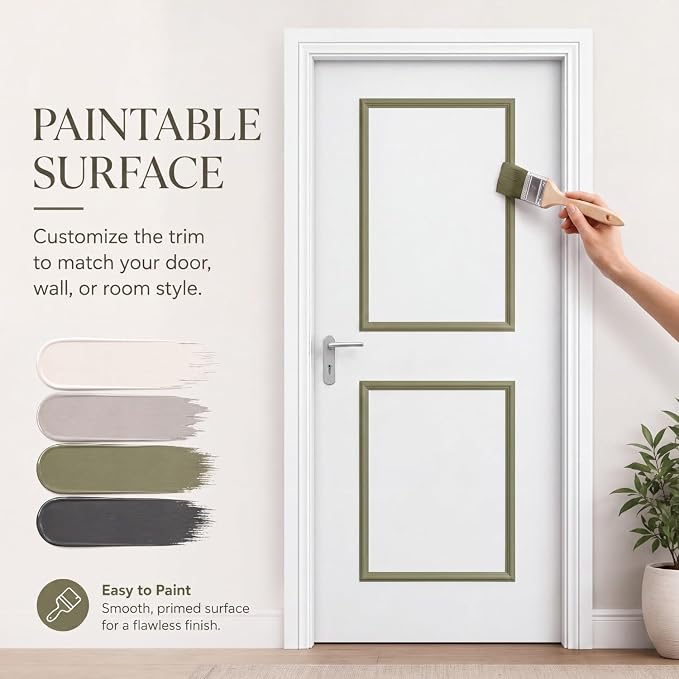 Colingmill 1 Set Peel and Stick Door Moulding, Modern, 16"x20" - Image 4