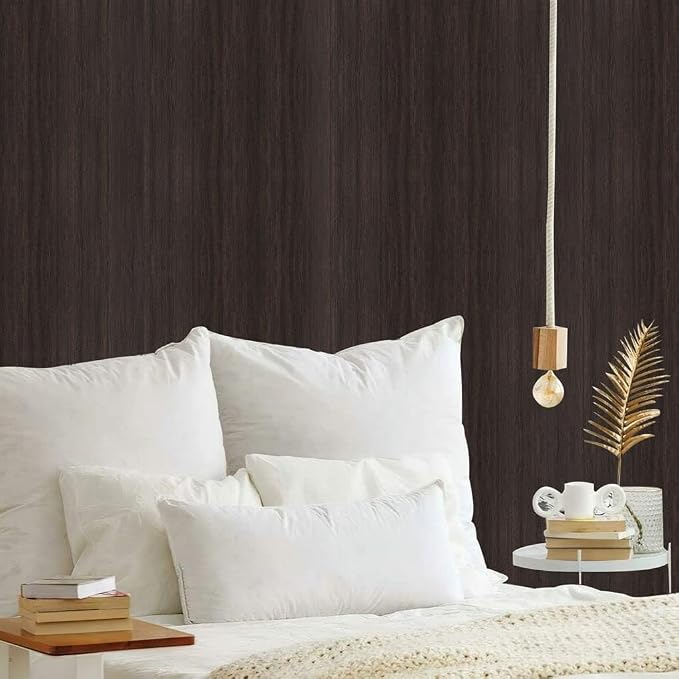 Arthome 33" x120" Peel and Stick Wood Contact Paper Self-Adhesive Brown Walnut Wallpaper,Decorative Vinyl Film for Countertop,Cabinets,Shelf,Drawer Liner,Easy to Clean Removable Wall Covering - Image 4
